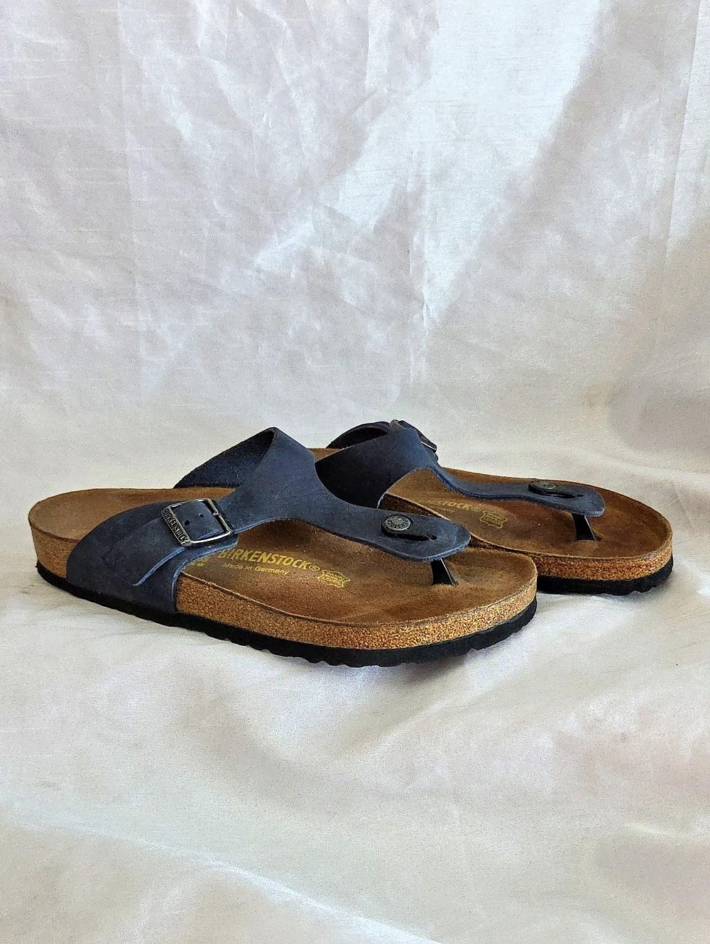 Birkenstock Gizeh Birko Flor Thong Sandals Pink-red EU 41 L10 Very Nice